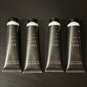 Bundle of 4 B&BW Into the Night Shea Butter Hand Cream Travel Size